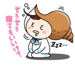 Toyama-ben Sticker "Kitokito Family" 2 sticker #4477665