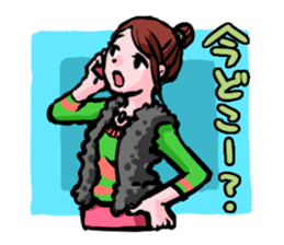 girls sticker. sticker #4477880