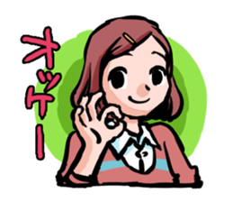 girls sticker. sticker #4477882