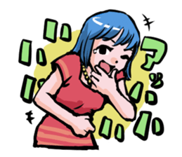 girls sticker. sticker #4477905