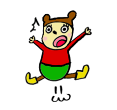 kumachan & friends sticker #4478595