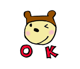 kumachan & friends sticker #4478604