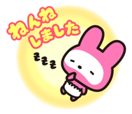 The skeleton bunny MAMAUSA. sticker #4478713