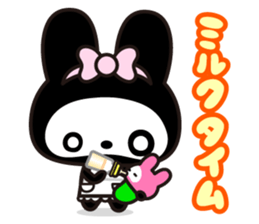 The skeleton bunny MAMAUSA. sticker #4478714