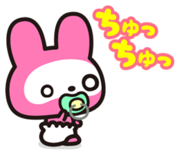 The skeleton bunny MAMAUSA. sticker #4478728