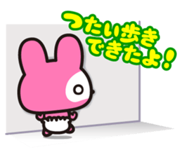 The skeleton bunny MAMAUSA. sticker #4478737
