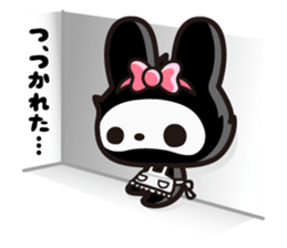 The skeleton bunny MAMAUSA. sticker #4478741