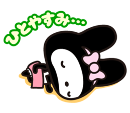 The skeleton bunny MAMAUSA. sticker #4478742