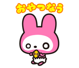 The skeleton bunny MAMAUSA. sticker #4478744