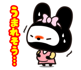 The skeleton bunny MAMAUSA. sticker #4478747