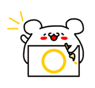 "MANMARU-SHIROKUMA"  Fun Holiday sticker #4478952