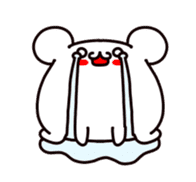 "MANMARU-SHIROKUMA"  Fun Holiday sticker #4478956