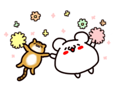 "MANMARU-SHIROKUMA"  Fun Holiday sticker #4478961