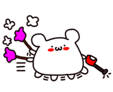 "MANMARU-SHIROKUMA"  Fun Holiday sticker #4478963