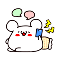 "MANMARU-SHIROKUMA"  Fun Holiday sticker #4478970