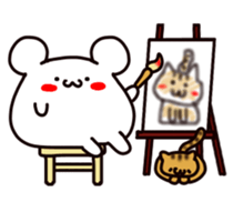 "MANMARU-SHIROKUMA"  Fun Holiday sticker #4478974