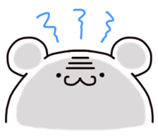 "MANMARU-SHIROKUMA"  Fun Holiday sticker #4478981