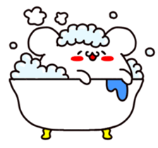 "MANMARU-SHIROKUMA"  Fun Holiday sticker #4478982