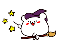 "MANMARU-SHIROKUMA"  Fun Holiday sticker #4478989