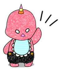 Baby of a Japanese demon"aka oni chan" sticker #4479634