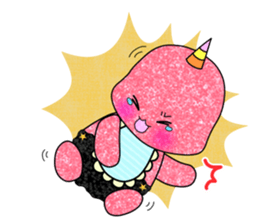 Baby of a Japanese demon"aka oni chan" sticker #4479639