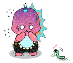 Baby of a Japanese demon"aka oni chan" sticker #4479640