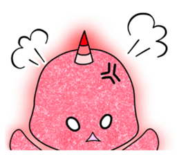Baby of a Japanese demon"aka oni chan" sticker #4479641