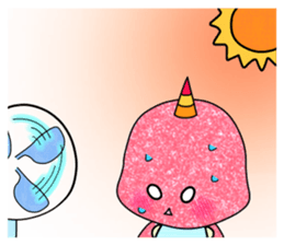 Baby of a Japanese demon"aka oni chan" sticker #4479646