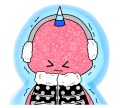 Baby of a Japanese demon"aka oni chan" sticker #4479647