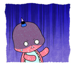Baby of a Japanese demon"aka oni chan" sticker #4479653