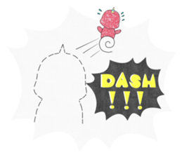 Baby of a Japanese demon"aka oni chan" sticker #4479657