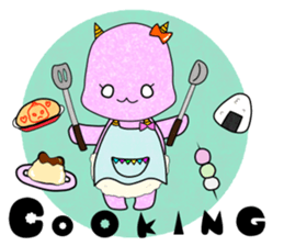 Baby of a Japanese demon"aka oni chan" sticker #4479660