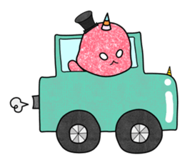 Baby of a Japanese demon"aka oni chan" sticker #4479663