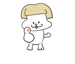 Bob hair Child lion sticker #4480077