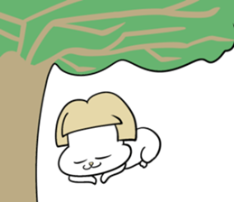 Bob hair Child lion sticker #4480111