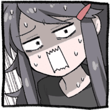 Hikiko Withdrawal Girl sticker #4480432