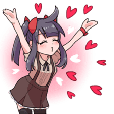 Hikiko Withdrawal Girl sticker #4480435