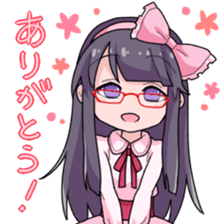 Hikiko Withdrawal Girl sticker #4480438