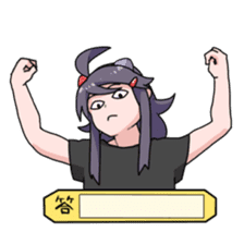 Hikiko Withdrawal Girl sticker #4480444