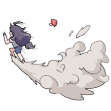 Hikiko Withdrawal Girl sticker #4480448