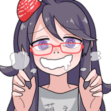 Hikiko Withdrawal Girl sticker #4480453