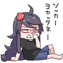 Hikiko Withdrawal Girl sticker #4480454