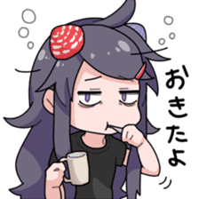 Hikiko Withdrawal Girl sticker #4480460