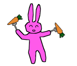 rabbitrin3 sticker #4480554