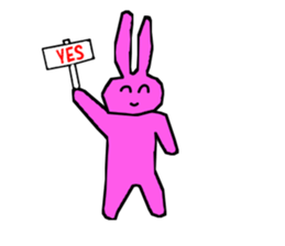 rabbitrin3 sticker #4480559