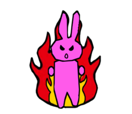 rabbitrin3 sticker #4480560