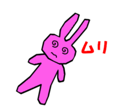 rabbitrin3 sticker #4480565