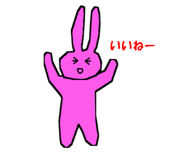 rabbitrin3 sticker #4480576