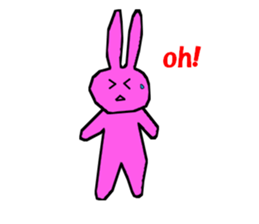 rabbitrin3 sticker #4480579