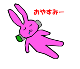 rabbitrin3 sticker #4480583